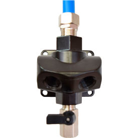 Maxline Dual Port Outlet, 1/2" Tubing Inlet x 1/2" FNPT