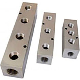 Air Manifold, 1" NPT Inlet x 3/4" NPT Outlet, 5 Ports