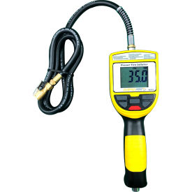 Rechargeable Automatic Tire Inflator, 7 to 175 PSI, 6'L Hose