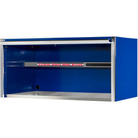 Pro Extreme Power Workstation Hutch, 55"W x 30"D x 26-3/8"H, Blue w/ Chrome Handle