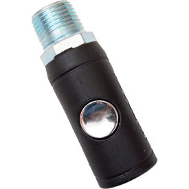 Safety Coupler, Industrial Interchange, H-Style, 3/8" MNPT
