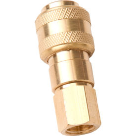Push to Connect Coupler, Industrial Interchange, M-Style, 1/4" FNPT