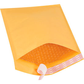 Self Seal Bubble Mailers, #2, 8-1/2"W x 12"L, Kraft, 100/Pack