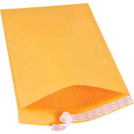 Self Seal Bubble Mailers, #6, 12-1/2"W x 19"L, Kraft, 50/Pack