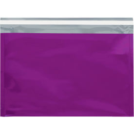 Peel & Seal Metallic Glamour Mailers, 9-1/2"W x 12-3/4"L, Purple, 250/Pack