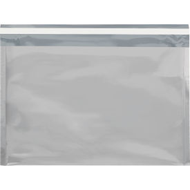 Peel & Seal Metallic Glamour Mailers, 9-1/2"W x 12-3/4"L, Silver, 250/Pack