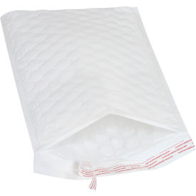 Bubble Lined Poly Mailers, 9-1/2"W x 14-1/2"L, 330 Mil, White, 50/Pack