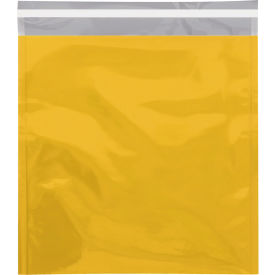 Peel & Seal Metallic Glamour Mailers, 10-3/4"W x 13"L, Gold, 250/Pack