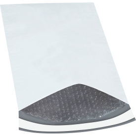 Bubble Lined Poly Mailers, 9-1/2"W x 14-1/2"L, 2 Mil, White, 25/Pack