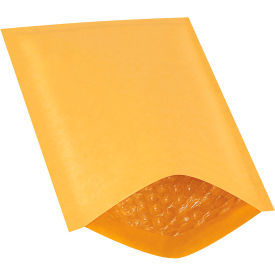 Heat Seal Bubble Mailers, #0, 6"W x 10"L, Kraft, 25/Pack
