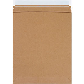 Peel & Seal Mailers, 11"W x 13-1/2"L, Kraft, 100/Pack