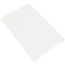 Gusseted Merchandise Bags, 14"W x 3"D x 21"H, White, 500/Pack