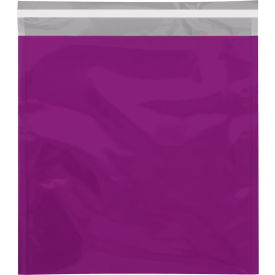 Peel & Seal Metallic Glamour Mailers, 10-3/4"W x 13"L, Purple, 250/Pack