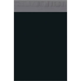Colored Poly Mailers, 10"W x 13"L, 2.5 Mil, Black, 100/Pack