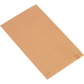 Gusseted Merchandise Bags, 10"W x 2"D x 15"H, Kraft, 1000/Pack