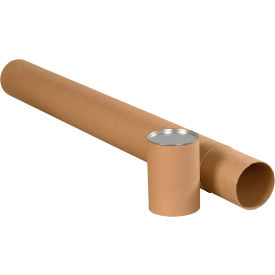 Premium Telescoping Tubes, 3"Dia. x 24"L, 0.125" Thick, Kraft, 24/Pack