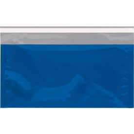 Peel & Seal Metallic Glamour Mailers, 6-1/4"W x 10-1/4"L, Blue, 250/Pack