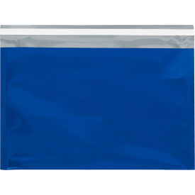 Peel & Seal Metallic Glamour Mailers, 9-1/2"W x 12-3/4"L, Blue, 250/Pack