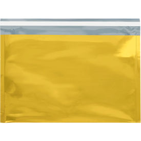 Peel & Seal Metallic Glamour Mailers, 9-1/2"W x 12-3/4"L, Gold, 250/Pack