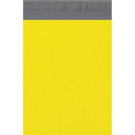 Colored Poly Mailers, 10"W x 13"L, 2.5 Mil, Yellow, 100/Pack