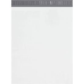 Poly Mailers with Tear Strip, 19"W x 24"L, 2.5 Mil, White, 250/Pack