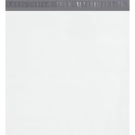 Poly Mailers with Tear Strip, 24"W x 24"L, 2.5 Mil, White, 200/Pack