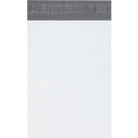 Poly Mailers with Tear Strip, 7-1/2"W x 10-1/2"L, 2.5 Mil, White, 100/Pack