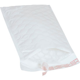 Bubble Lined Poly Mailers, 7-1/4"W x 12"L, 330 Mil, White, 50/Pack