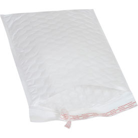 Bubble Lined Poly Mailers, 10-1/2"W x 16"L, 330 Mil, White, 50/Pack
