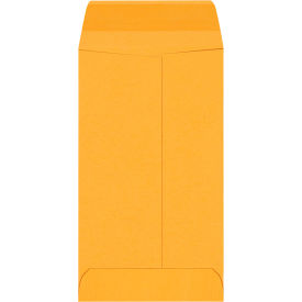Gummed Envelopes, 3-1/8"W x 5-1/2"L, Kraft, 50000/Pack