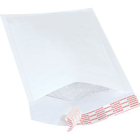 Self Seal Bubble Mailers, #00, 5"W x 10"L, White, 25/Pack