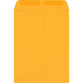 Gummed Envelopes, 9-1/2"W x 12-1/2"L, Kraft, 50000/Pack