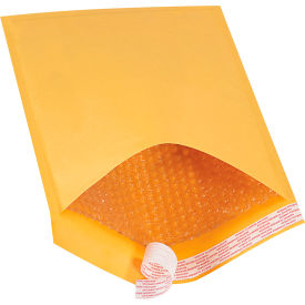 Self Seal Bubble Mailers, #5, 10-1/2"W x 16"L, Kraft, 25/Pack