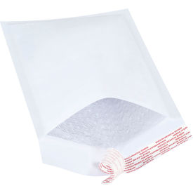 Self Seal Bubble Mailers, #1, 7-1/4"W x 12"L, White, 25/Pack