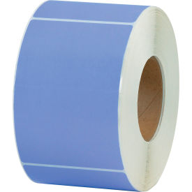 Colored Thermal Transfer Labels, 4"W x 6"L, 3" Core, Purple, 4/Pack