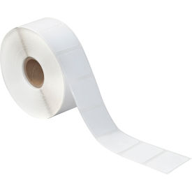 Desktop Direct Thermal Labels, 1-1/4"W x 1"L, 1" Core, 4"OD, White, 12/Pack