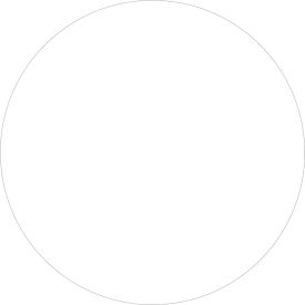 1-1/2" Dia. Round Removable Paper Labels, White, Roll of 500