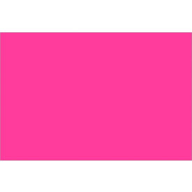 Rectangular Inventory Paper Labels, 3"L x 2"W, Fluorescent Pink, Roll of 500
