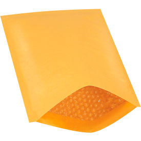 Heat Seal Bubble Mailers, #2, 8-1/2"W x 12"L, Kraft, 25/Pack