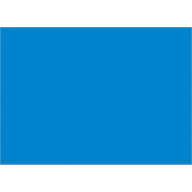 Rectangular Inventory Paper Labels, 7"L x 5"W, Light Blue, Roll of 500