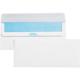 #10 Plain Redi-Seal Envelopes w/ Security Tint, 4-1/8"W x 9-1/2"L, White, 2500/Pak