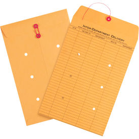 Inter-Department Envelopes, 10"W x 15"L, Kraft, 100/Pack