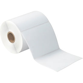 Desktop Direct Thermal Labels, 4"W x 4"L, 1" Core, 4"OD, White, 12/Pack