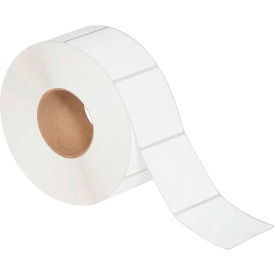 Thermal Transfer Labels, 3"W x 3"L, 3" Core, White, 6/Pack