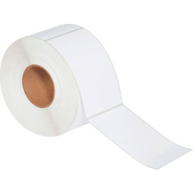 Direct Thermal Labels, 4"W x 6-1/2"L, 3" Core, White, 4/Pack