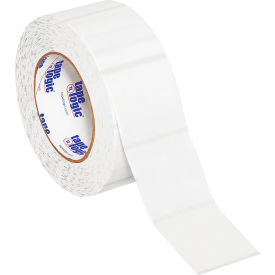 Square Mailing Labels, 2"L x 2"W, Clear, Roll of 1000