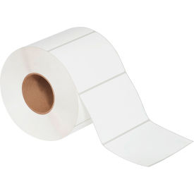 Thermal Transfer Labels, 6"W x 4"L, 3" Core, White, 4/Pack