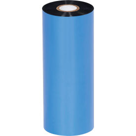 Zebra Thermal Transfer Ribbons, 7-1/16"W x 1476'L, Wax, Blk, 12 Rolls/Case