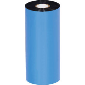 Zebra Thermal Transfer Ribbons, 6-1/2"W x 1476'L, Wax, Black, 12 Rolls/Case