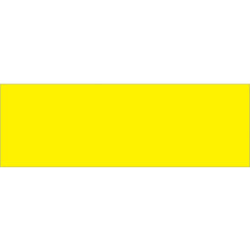 Rectangular Inventory Paper Labels, 9"L x 3"W, Fluorescent Yellow, Roll of 250